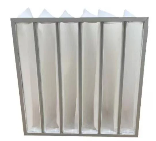 HVAC F5 Pocket Filters Synthetic Fiber with Aluminum Frame Bag Filter