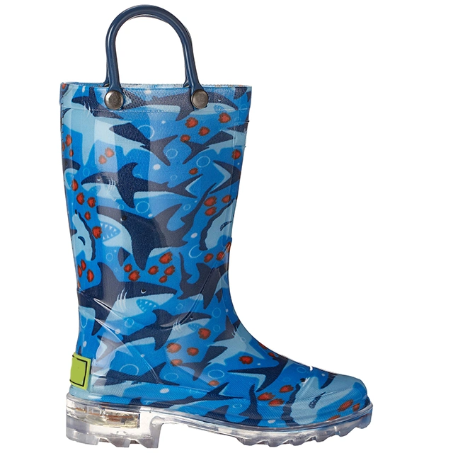 Wasserdichte Anti-Rutsch Kinder PVC Regen Boot Outdoor Schuhe