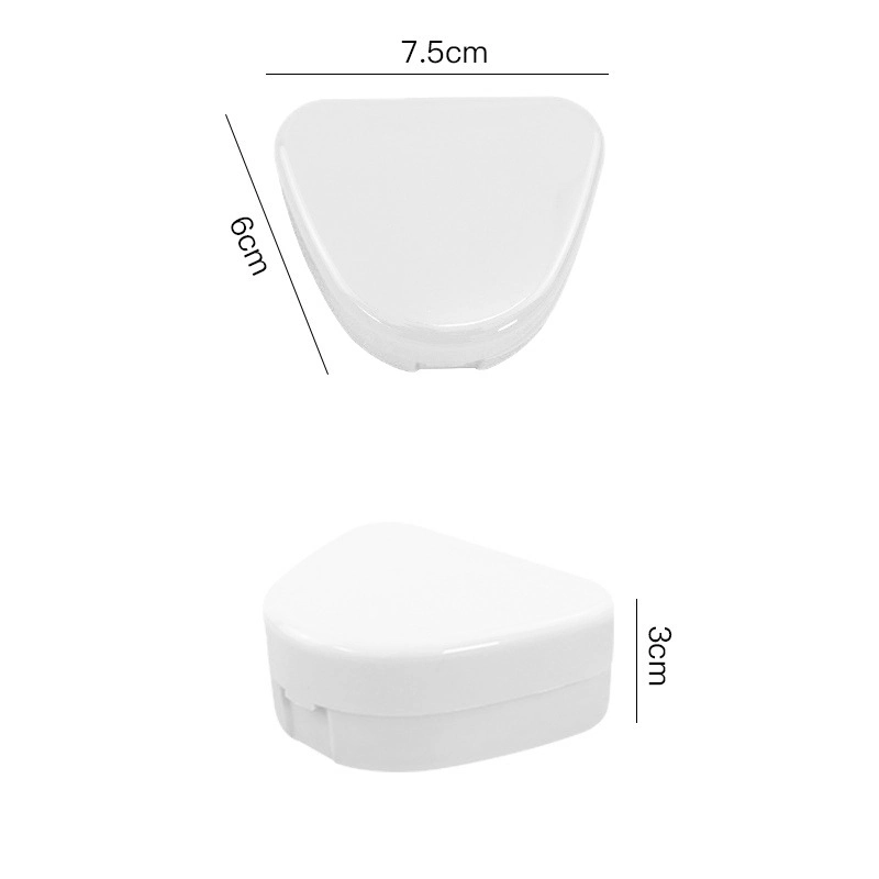 Caja de retención ortodóntica Dental directa de fábrica Caja de dentadura Colorful