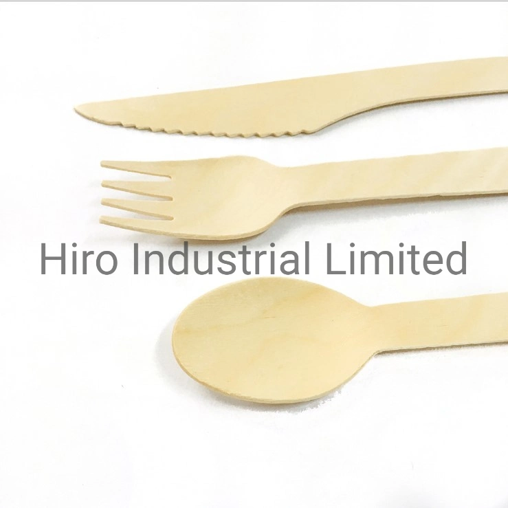 Manufacture Disposable Wooden Knife and Fork Cutlery Sets