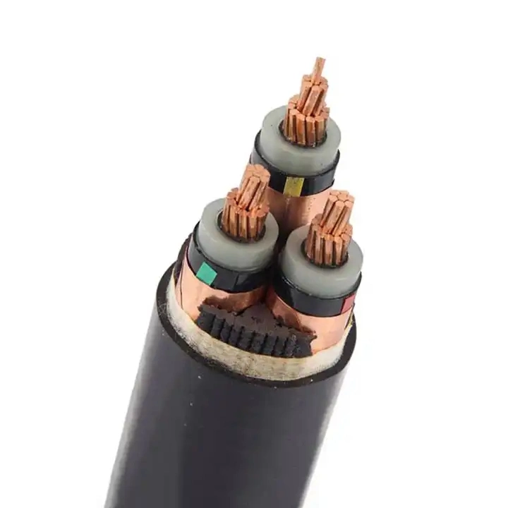 Custom XLPE Insulated 8.7-15kv Power Cable Power Distribution