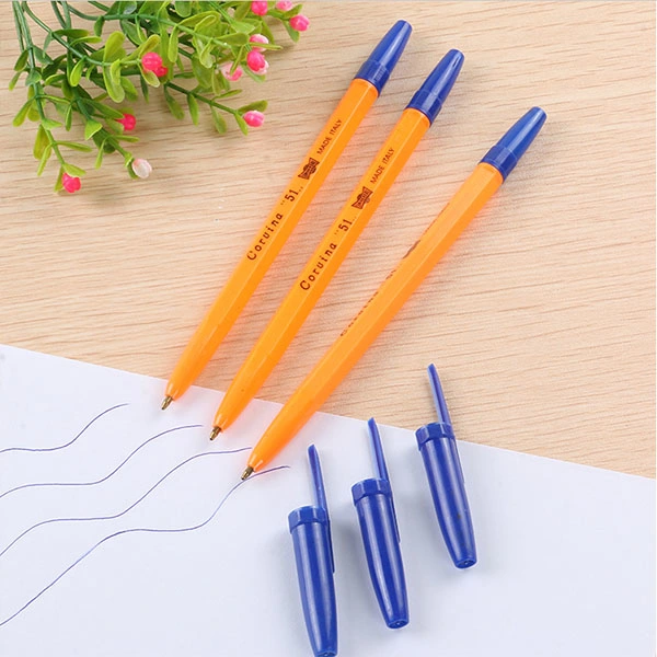 Advertising Ballpoint Pen Plastic Ball Pen Gift Pen Office Stationery Advertising Pen Customization