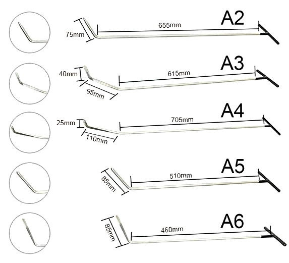 Outils de réparation de Dent sans peinture pour tiges de dépose de Dent de voiture et Kit de réparation des dommages à la grêle sur crochet et cale et marteau en caoutchouc