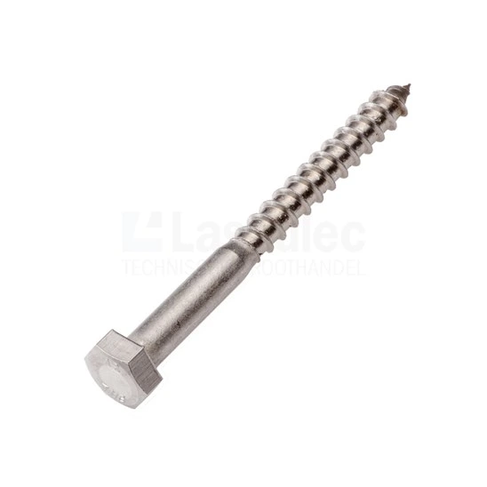 High Quality Stainless Steel DIN571 Hex Head Self Tapping Wood Screw