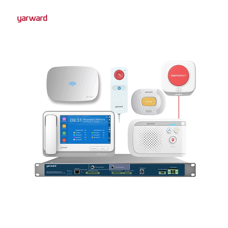 Patient sans fil Système d'appel infirmière Yarward hôpital Système d'approvisionnement en oxygène du système de radiomessagerie
