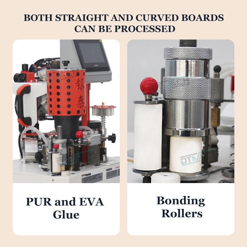 Dtmach F14 Semi Automatic Curve Edge Banding Machine Curve and Straight Wood