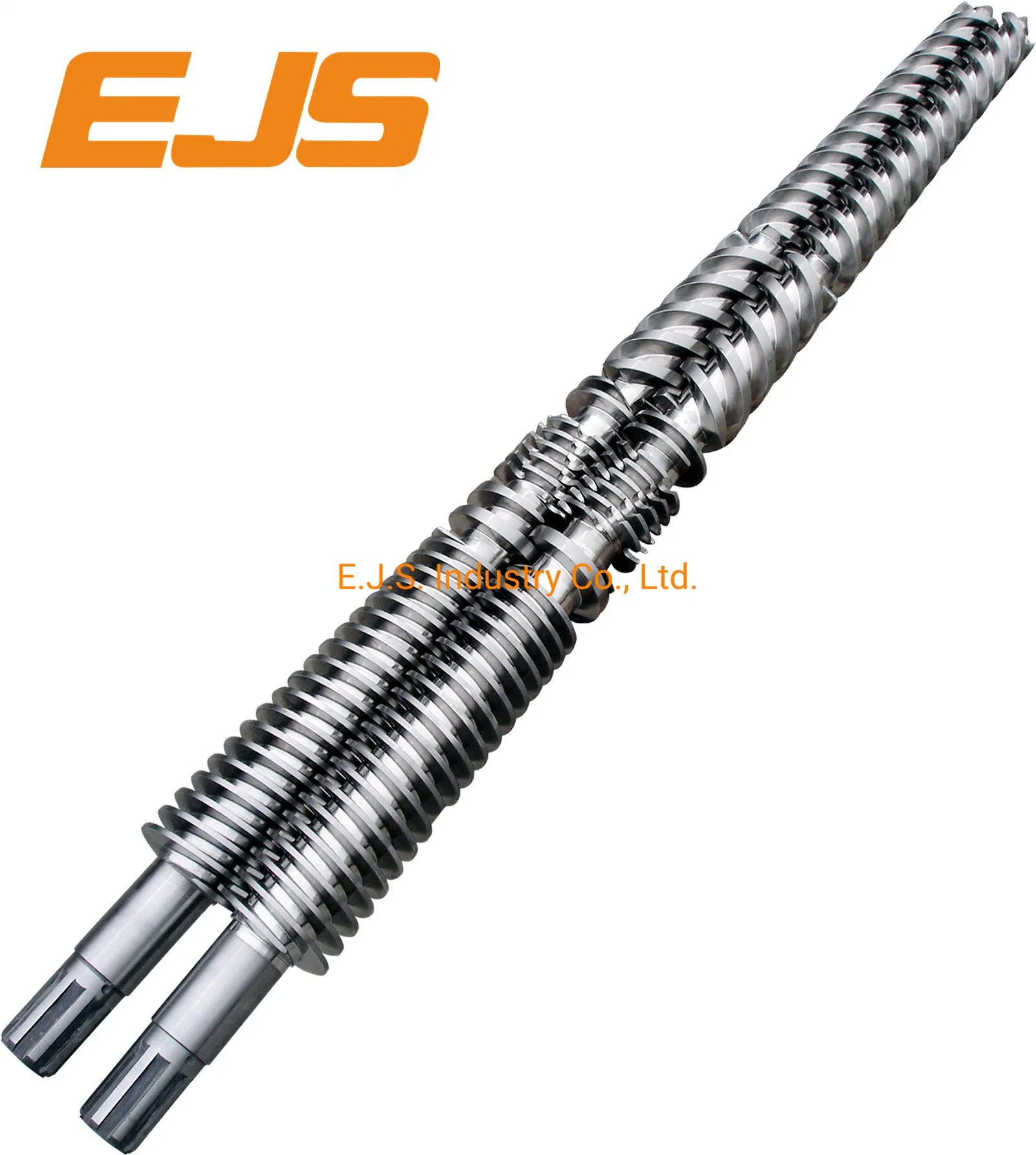 Nitrided or Bimetallic Conical Twin Screw Barrel for Plastic Extruders