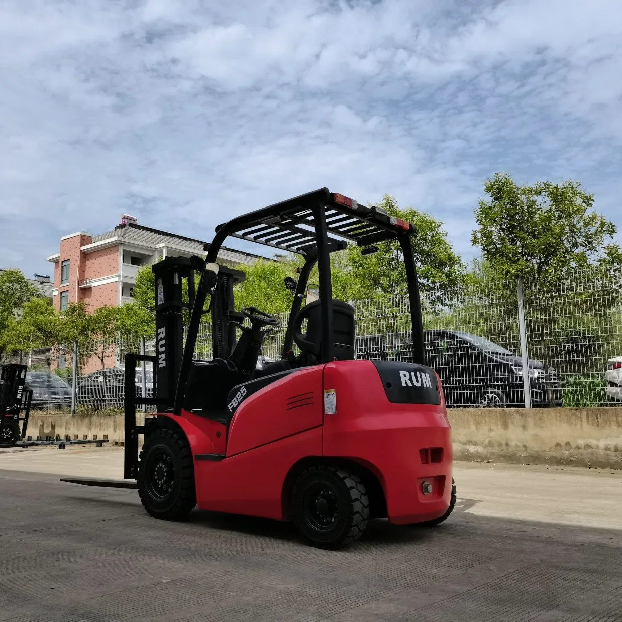 Elevador de lítio chinês 2.5t 2500 kg bateria do carro elevador mastro triplo