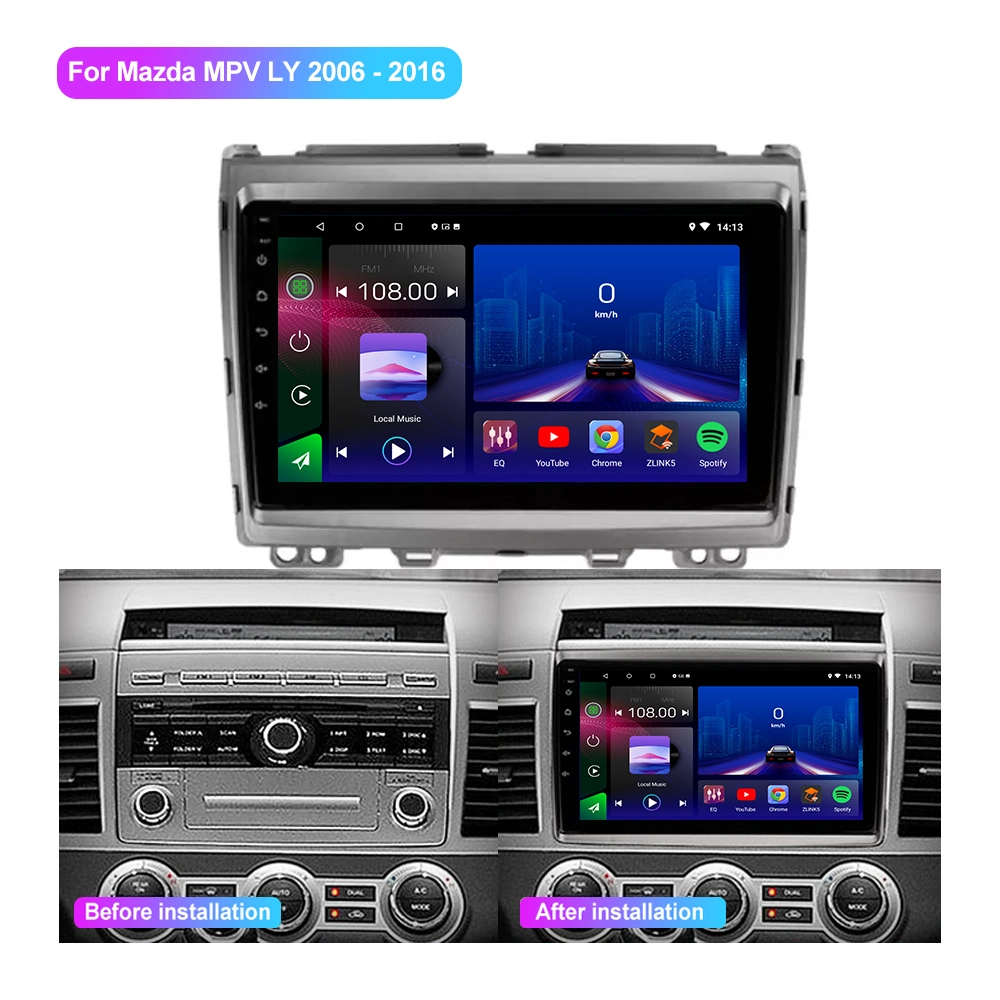 Jmance for Mazda MPV Ly 2006 - 2016 Car Radio Audio Multimedia Video Player Navigation Stereo GPS Android 9 Lnch