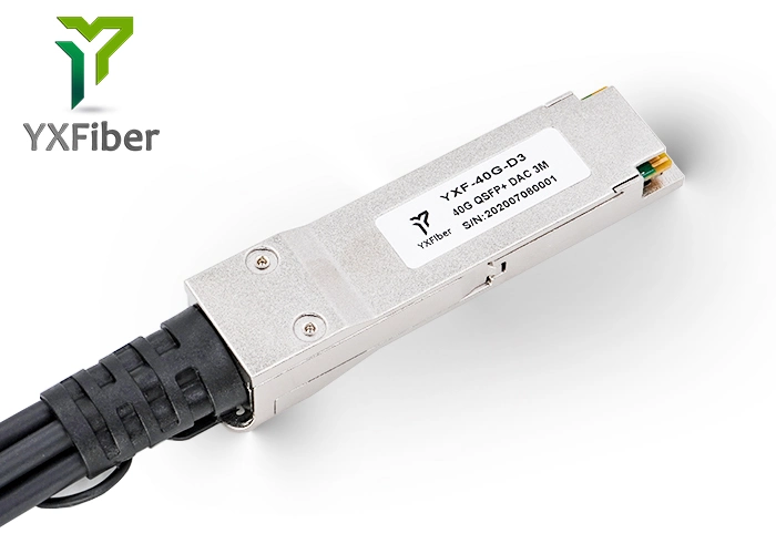 Compatible Mikrotik Qsfp 40g to 4xsfp+10g 3m Passive Copper Splitter Cable Dac 40g Manufacturer