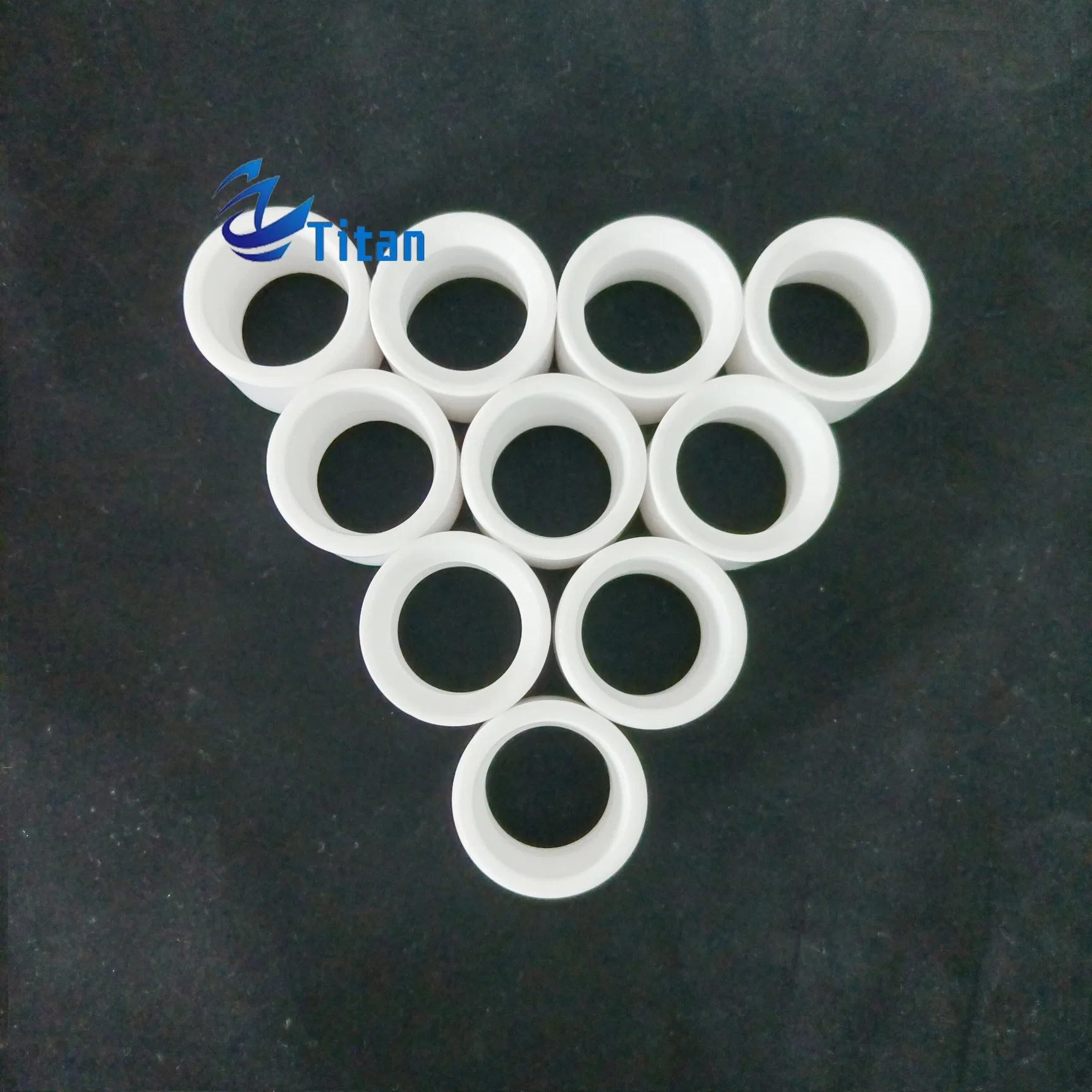 Power Distribution Use Alumina Ceramic Pipe Liner Industrial Abrasion Resistant Material