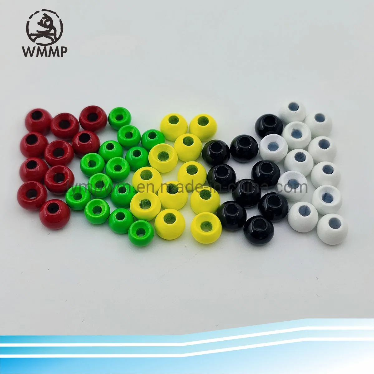 Wholesale/Supplier Fluorescent White/Green/Red/Chartreuse&Anodized Light Blue Tungsten Round Beads