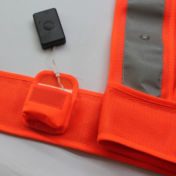 A luz de LED Hi-Visibility recarregável USB vestuário de segurança para o homem mulheres