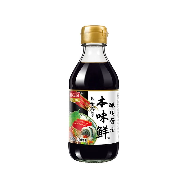 1.8L Sushi and Sashimi Halal Shoyu Soy Sauce Soy Sauce Naturally Brewed Less Salt Low Sodium