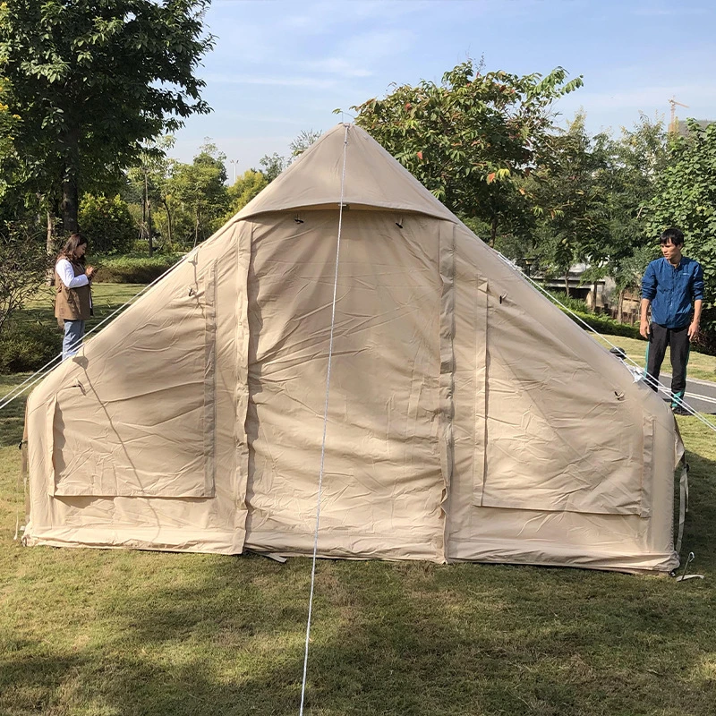 Tienda de camping para la familia impermeable tela de algodón de tienda Wbb19736