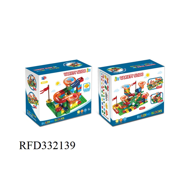 80PCS enfant de l'éducation ensemble blocs de puzzle diapositive avec plaque de fond