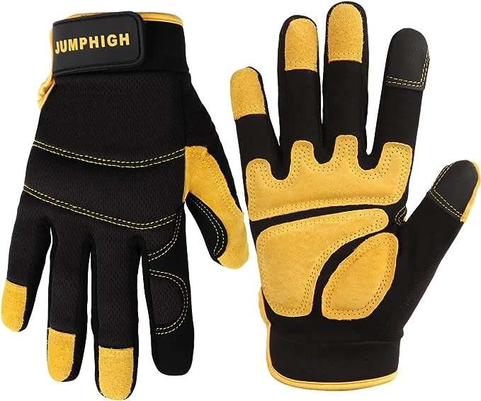 Safety Work Gloves, Multifunctional Mechanical Work Gloves, Multifunctional and Highly Flexible Touch Screen, Good Grip