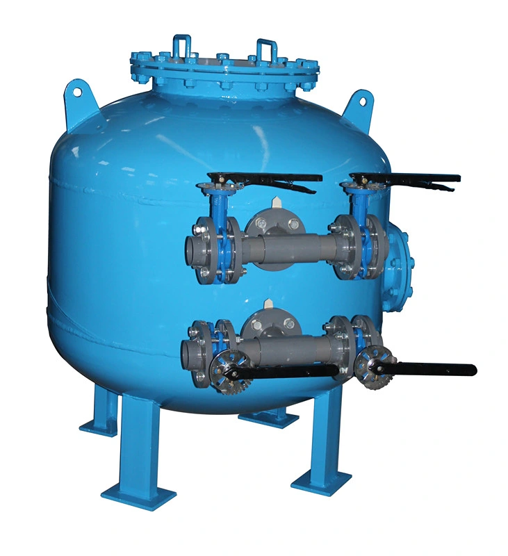 Industrial Circulating Water Manual Control Bypass Sand Filter