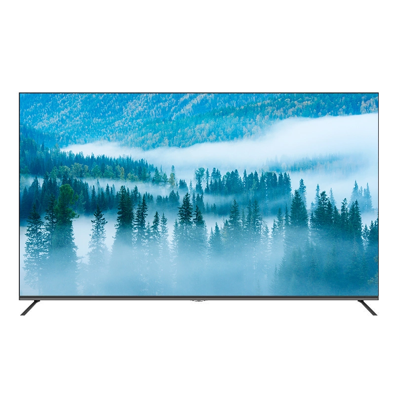 Cubierta metálica Tempering 75 85 100 110 4K UHD TV LED con USB, HDMI, WiFi