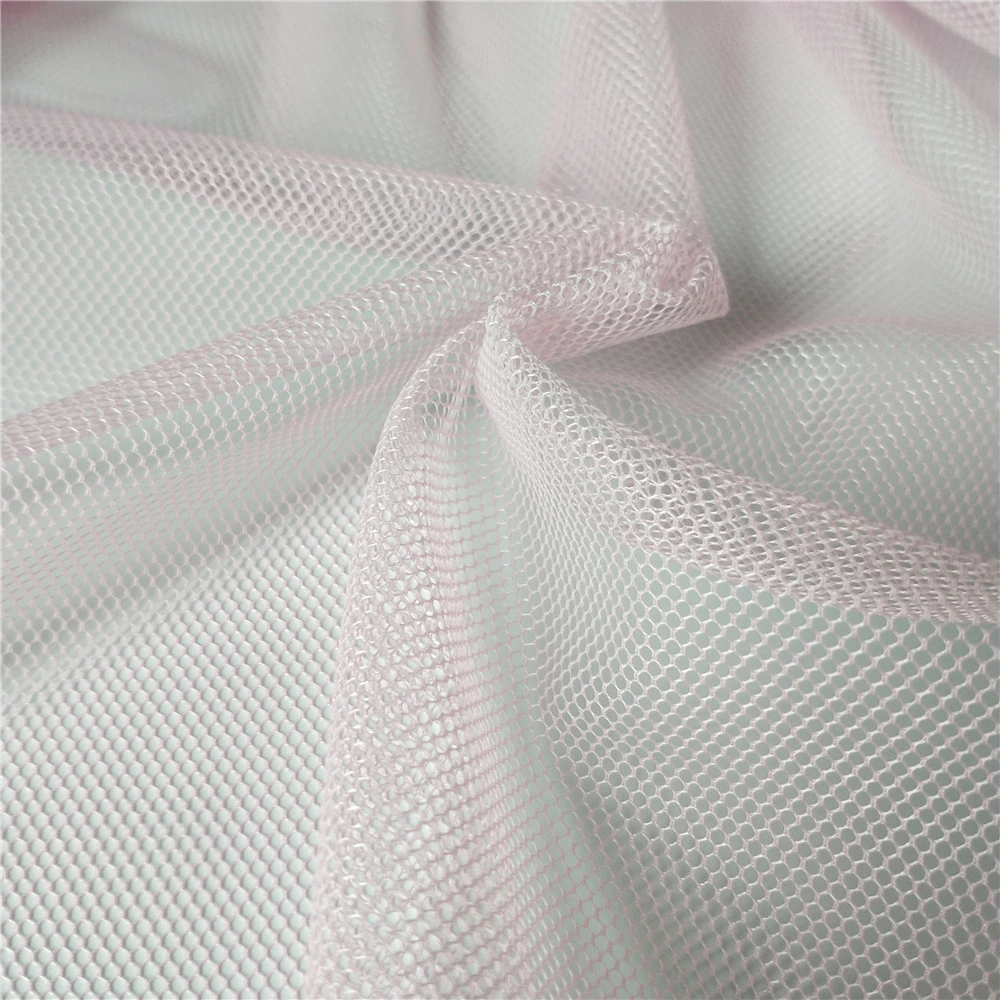 Wholesale/Supplier Polyester Matte Plain Warp Knit Soft Tulle Net Mesh Fabric for Home Textile