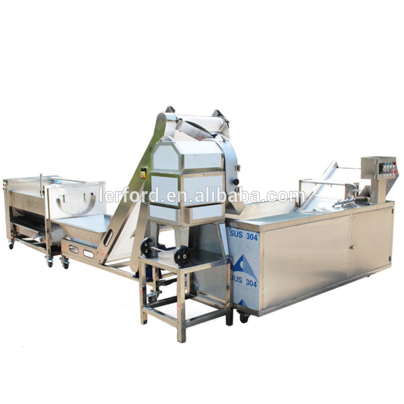 Industrial Vegetable Peeling Machine Watermelon Peeler Baby Carrot Cutting Washing Peeling Drying Production Line