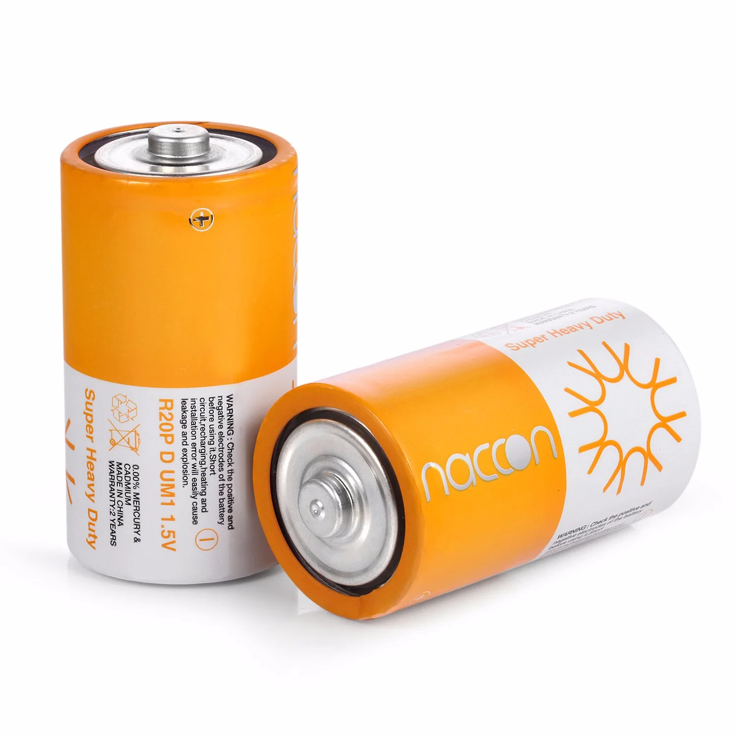 Non-Rechargeable 680mins R20 Um1 1.5V D Size Primary Dry Battery for Torch