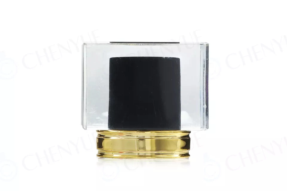 Tampa de vidro perfumaria tampa de luxo com tampa para frasco de metal Perfume