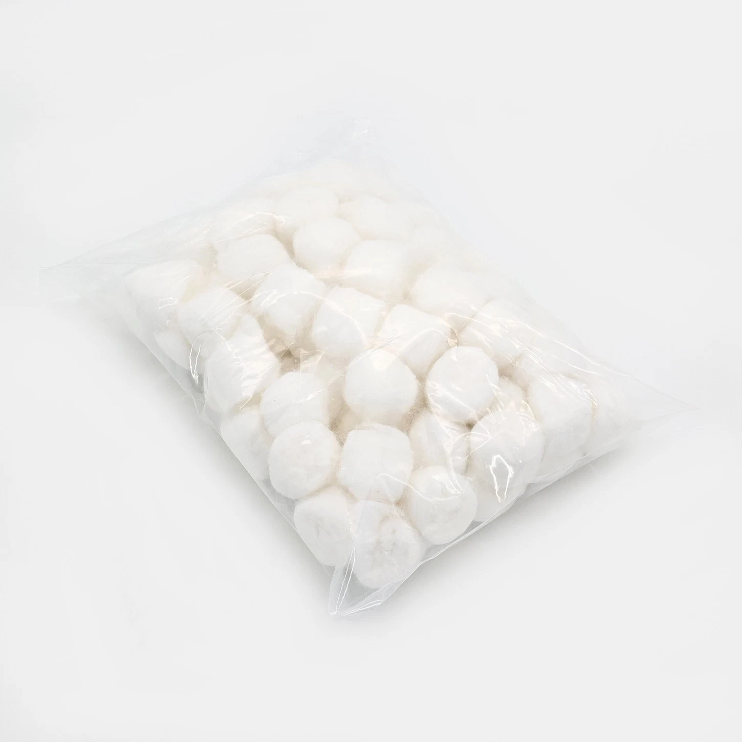 Medical Sterile/ Nonsterile Soft Non-Fluorescent Agent White Absorbent Cotton Surgical Ball with CE/ISO