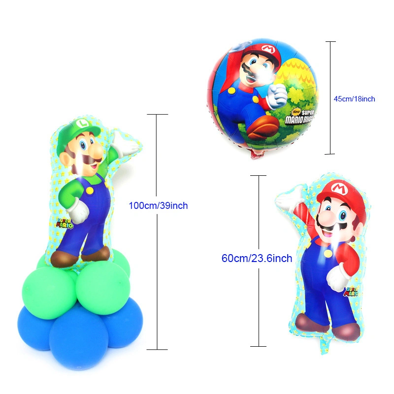 Party Decoration Boy Children's Birthday Gamer Aluminum Foil Balloons