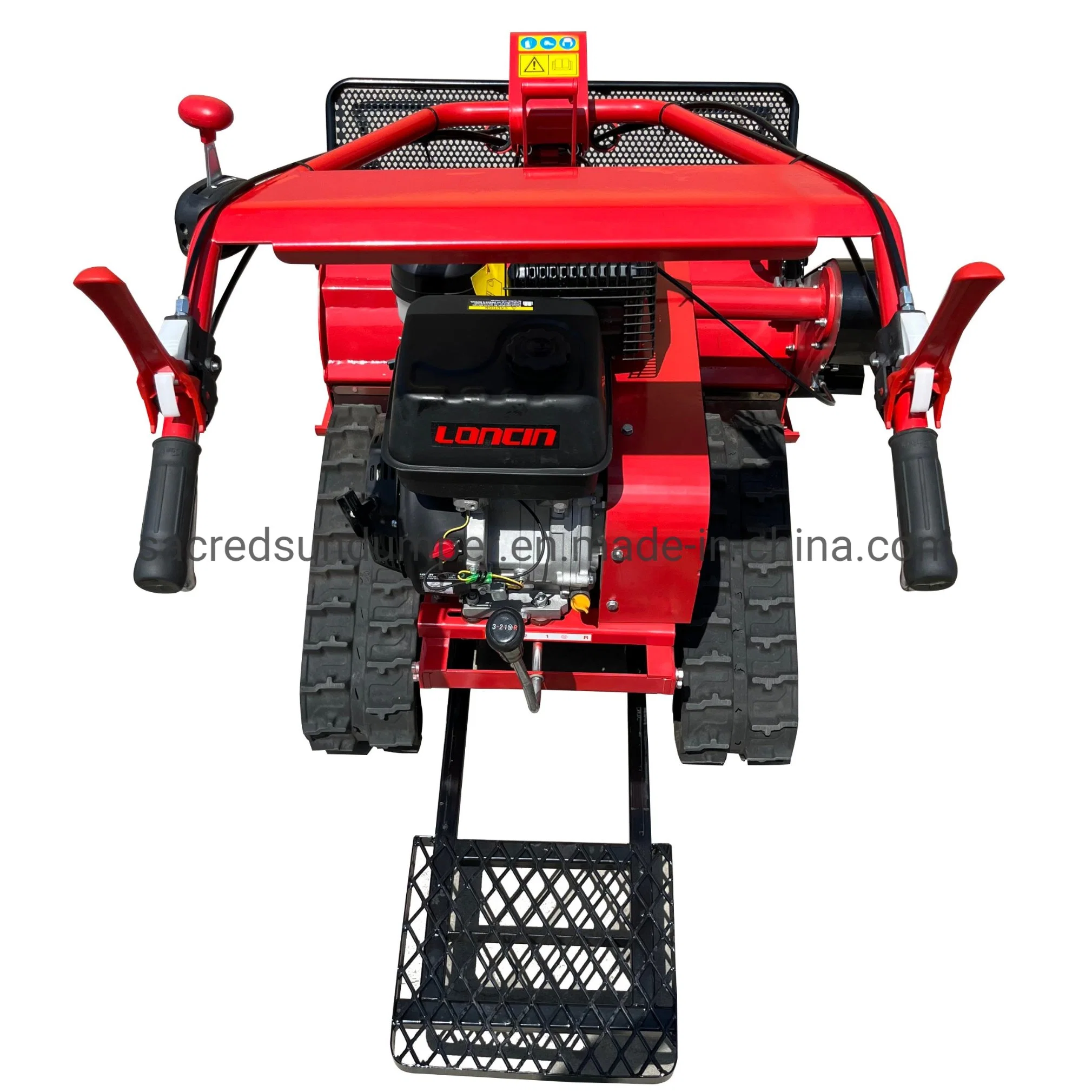 3f+1r Gasoline Petrol Crawler Mower Grass Cutting Lawn Mower Grass Trimmer