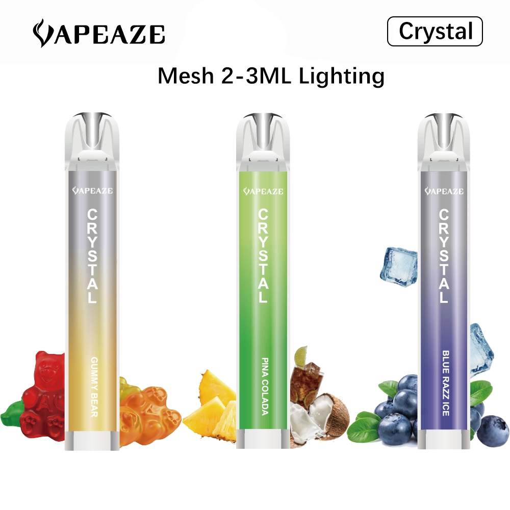 Pen Hookah 600 Disposable/Chargeable Atomizer OEM Customize E Cigarette Wholesale/Supplier Vape Crystal Puffs with Various Flavors