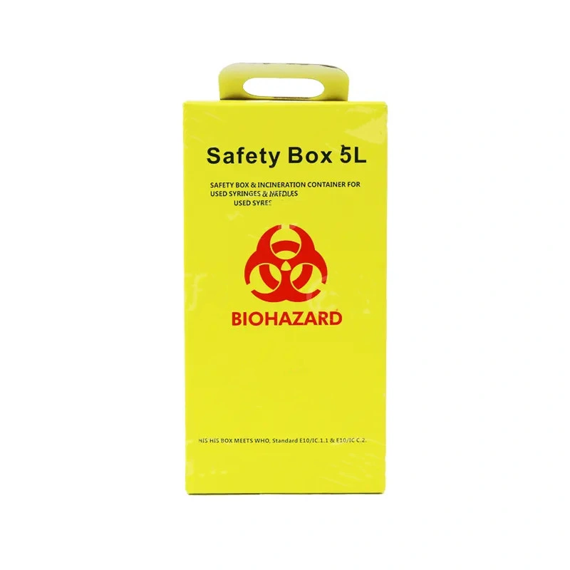 Hospital Disposable Safety Sharp Box Paper Sharp Container for Medical Waste Collection