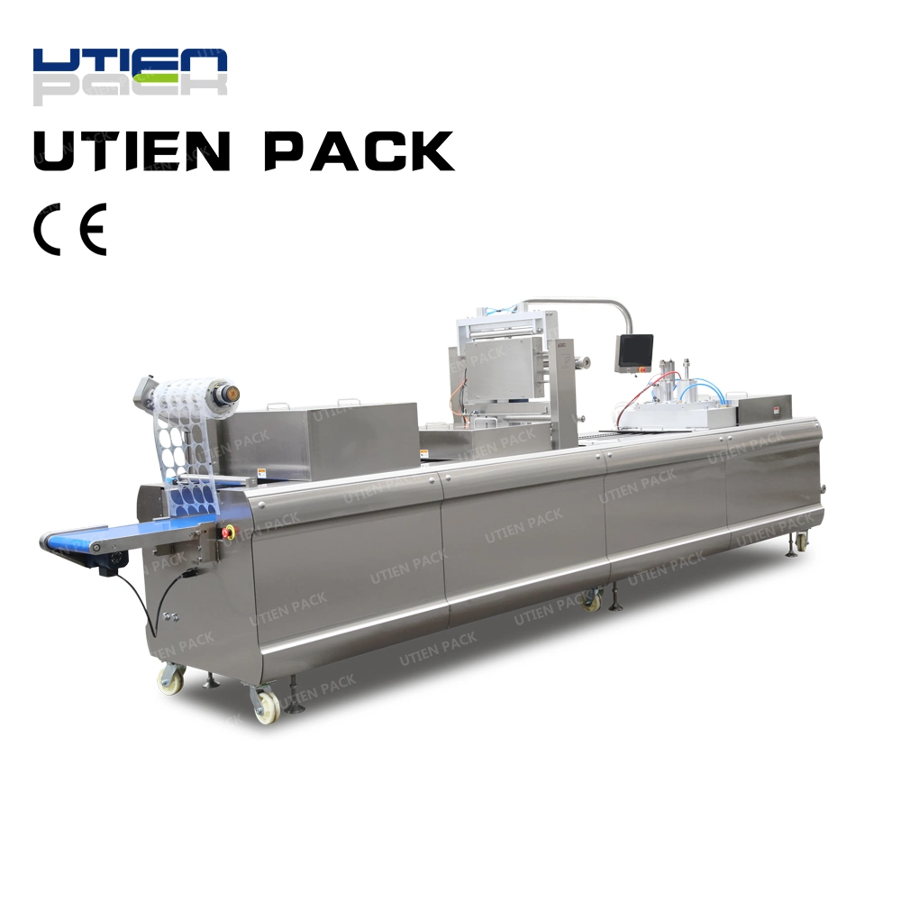 Automatic Poultry Map Thermoforming Packing Machine Food/Meat/Ready Meals Packaging Machinery