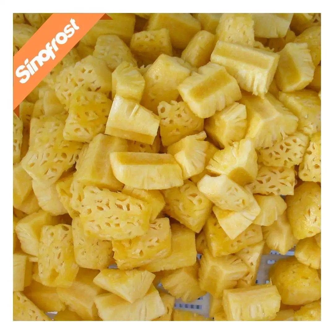 IQF Pineapples, IQF Diced Pineapples, IQF Pineapples Chunks, IQF Pineapple Dices, IQF Pineapple Tidbits, Frozen Pineapples, IQF Fruit, Frozen Fruit