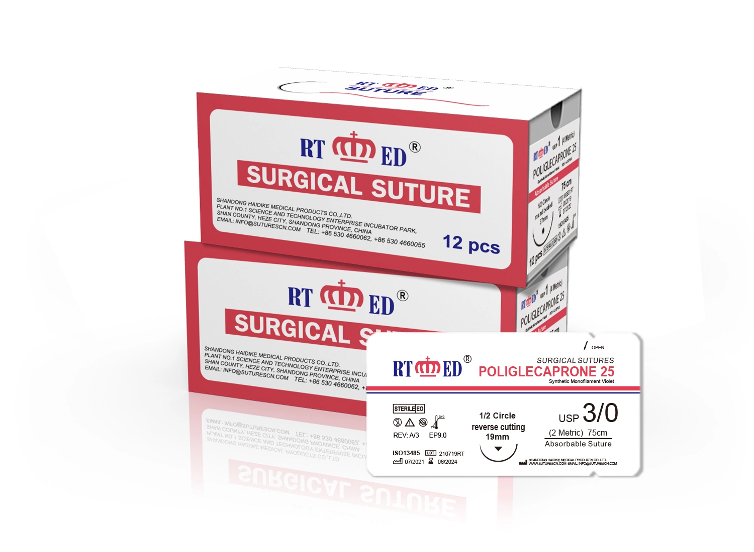 Pgcl Surgical Suture with Needle