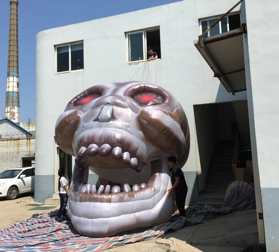 2023 New Products Halloween Skull Inflatable Product for Halloween Decoration