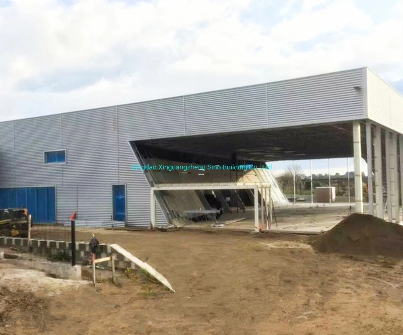 Estructura de acero prefabricadas Uruguay Showroom Coche Audi Tienda 4s Sala de Exposiciones