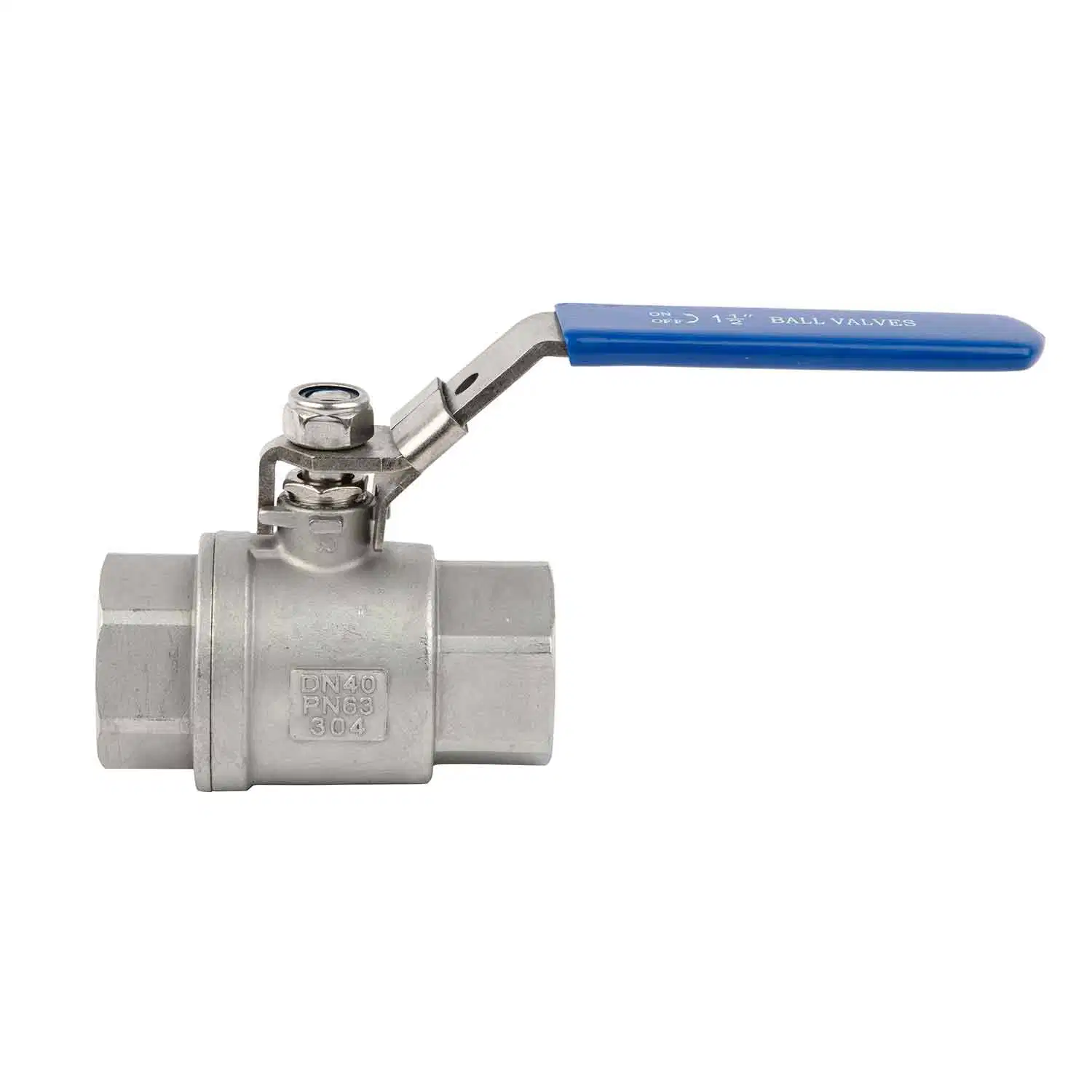 Two Piece Q11f-16p Stainless Steel Threaded Ball Valve