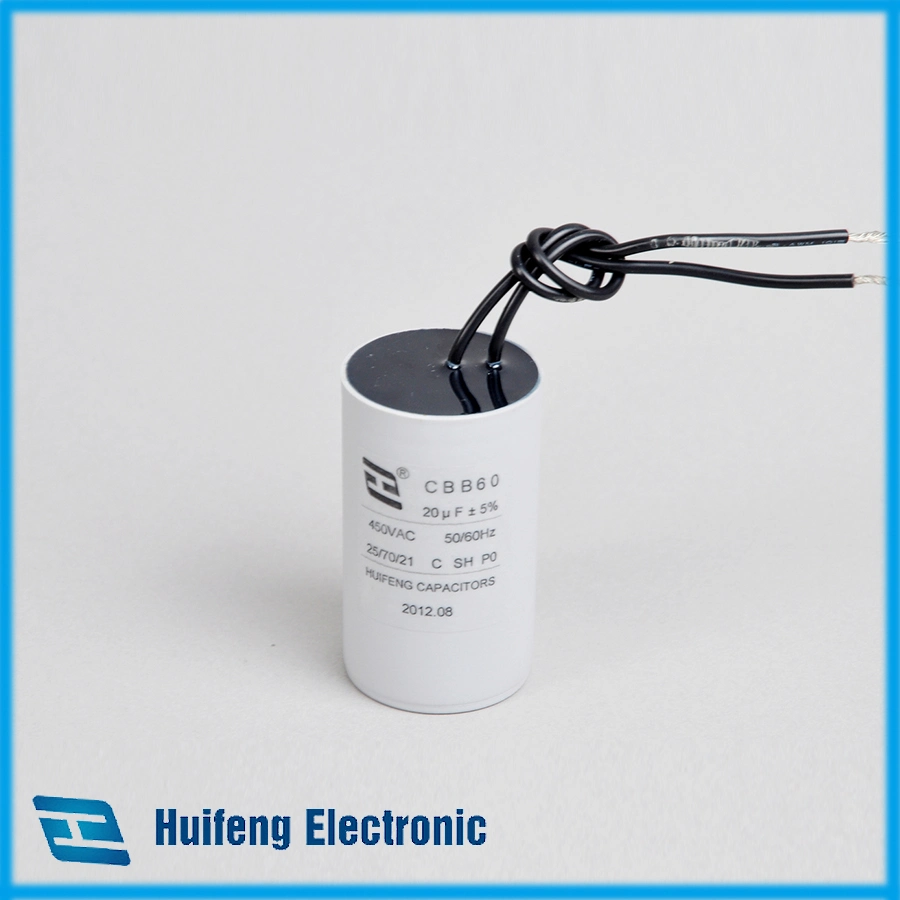 Cbb60 Washing Machine Capacitor (CE, CQC, RoHS)