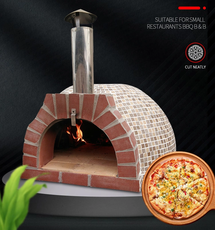 Neuer Typ hitzebeständiger Outdoor Holzkohle rauchloser BBQ Grill Ofen Holzofen Pizza Ofen