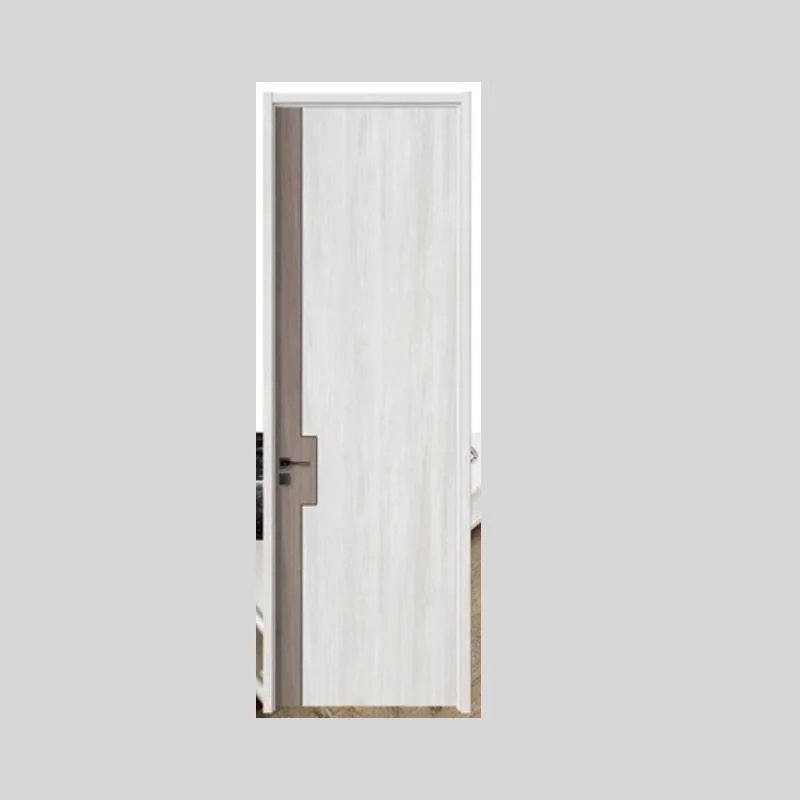 Light Luxury Environmental Protection Simple Bedroom Single Door Compound MDF Melaminedoor Pvcp-Kp37