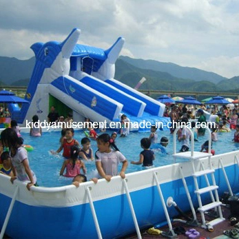 Aufblasbare Spielzeug Mobile Wasserrutsche für aufblasbare Schwimmbad