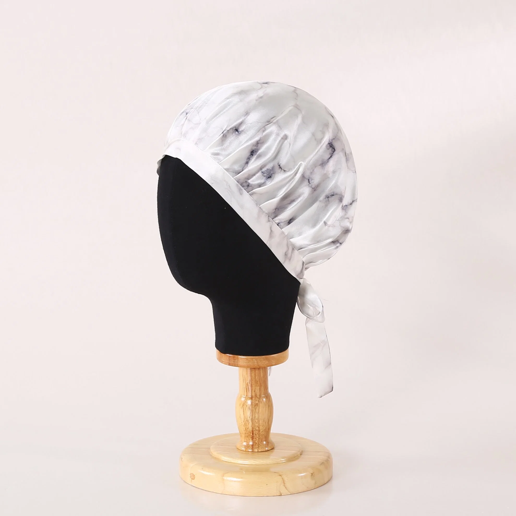 Echte Seide Kopf Wrap Schlaf Haar Haube Schwere Seide Turban