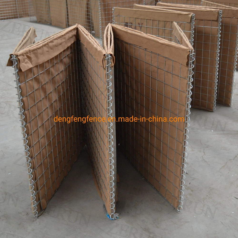 China Defensive Barrier Hesco Barrier Welded Gabion Boxes Factory From China