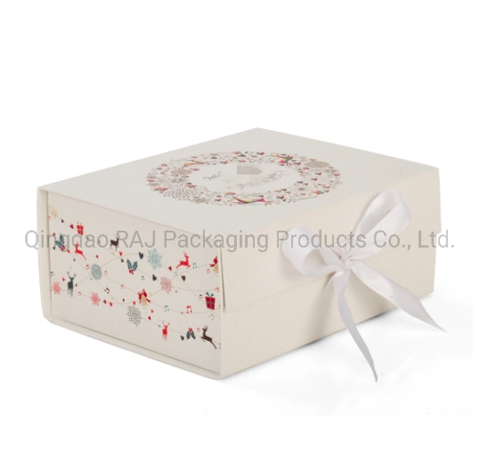 Custom Logo Printed Cardboard Folding Magnetic Style Gift Box Packaging