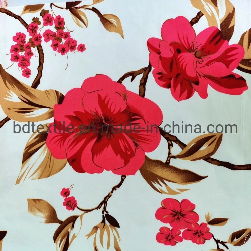 Bed Sheet Fabric 100% Polyester Disperse Printed Microfiber for South Africa