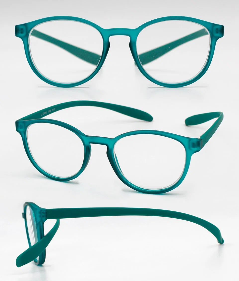 Demi الترويجية Slim Square Frame Unisex Vintage Optical Eyewear Manufacturier مفصلة مرنة أفضل نظارات قراءة TR (WRP20049)