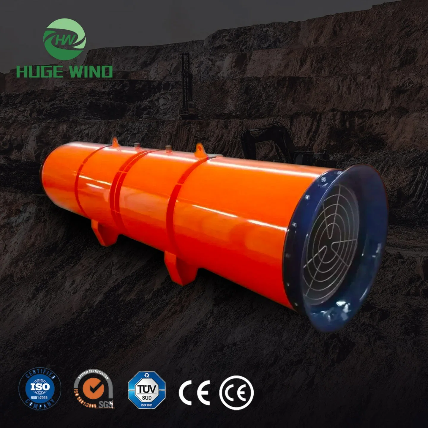 Metal Mine Mine Ventilation Axial Fan Underground Ventilation System Mining Explosion-Proof Fan Underground Mine Ventilation Blower