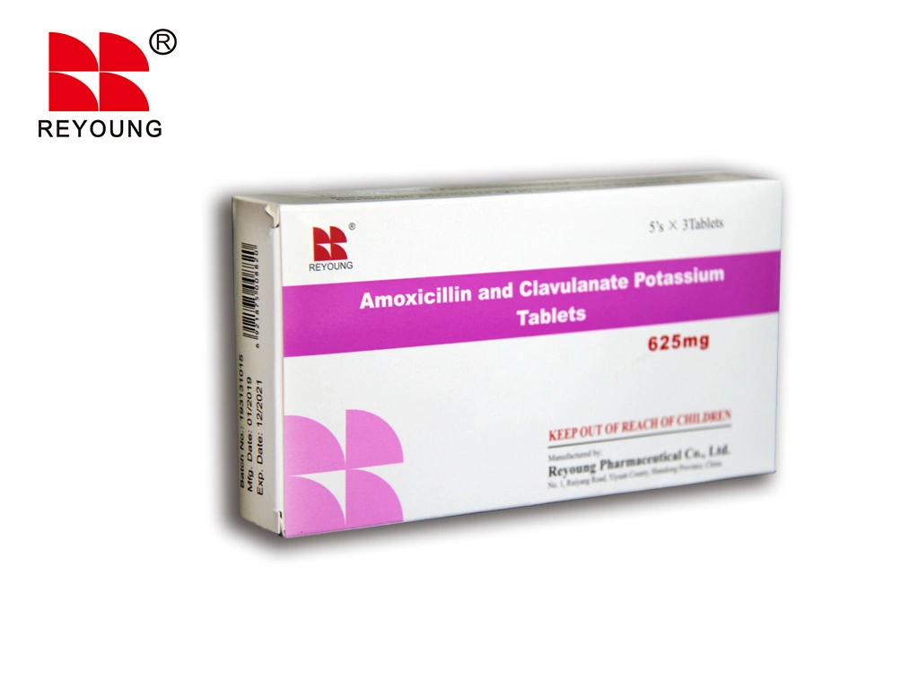 Sesitive Antibiotics Amoxicillin and Clavulanate Potassium Tablets