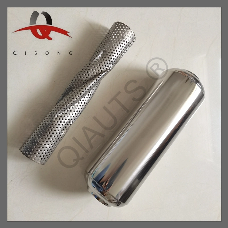 [Qisong] Qiauts 51X300mm Car Performance Universal Resonator Exhaust Muffler